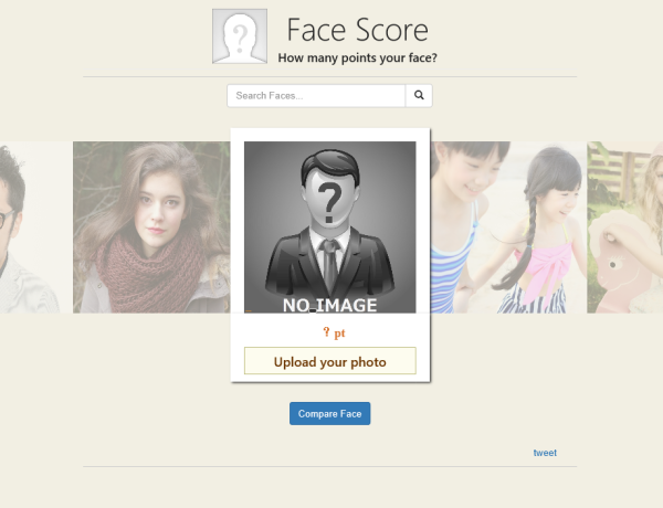 “Face Score” – great website for entertainment
